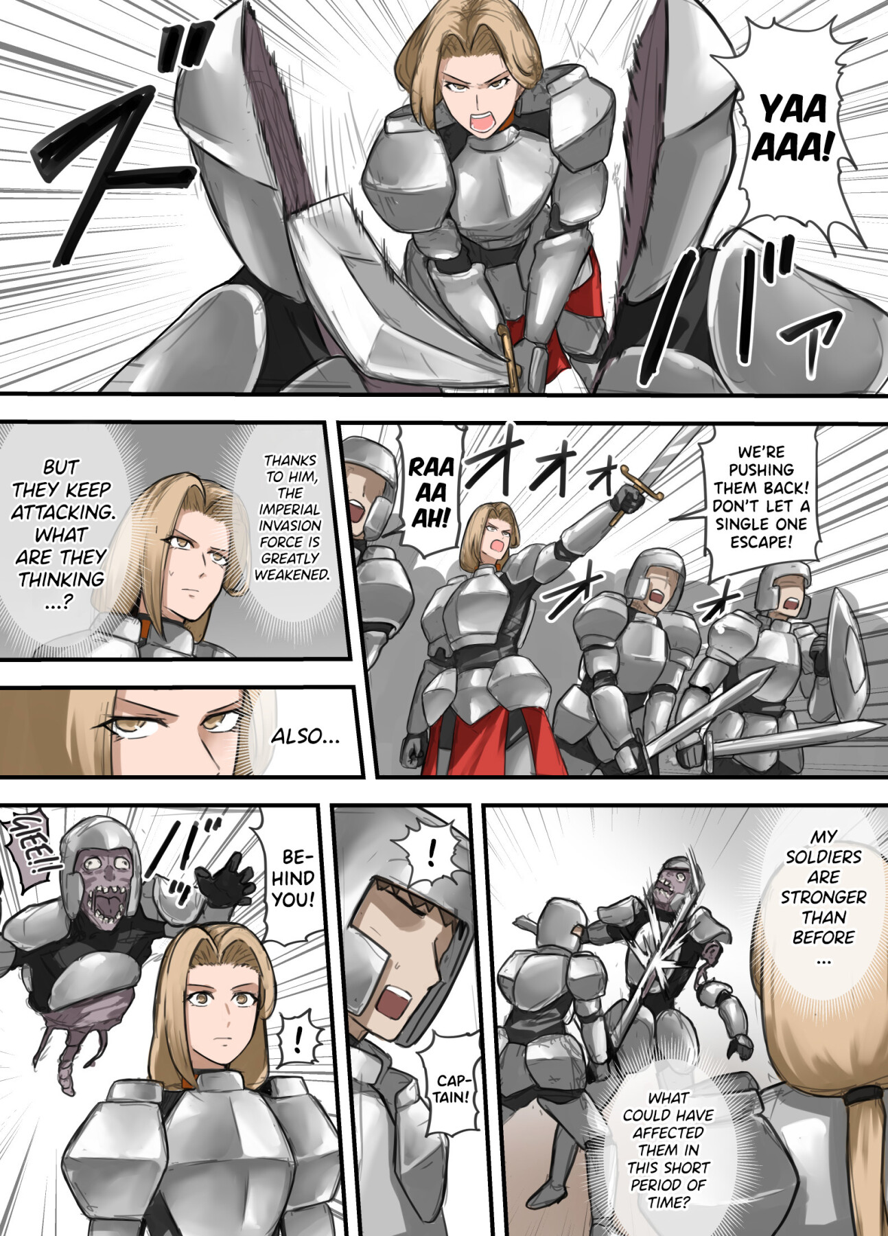 Hentai Manga Comic-One Week With a Hero The Knight Captain Edition-Read-22